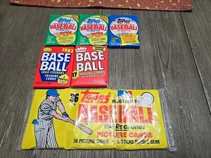 Vintage Sealed Topps & Fleer Baseball Card Packs 1981, 1982, 1983, 1984 - Picture 1 of 17