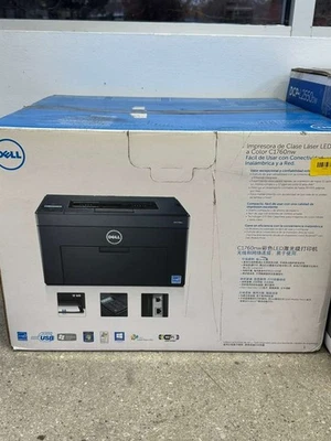Dell C1760nw цветной светодиодный лазерный принтер класса / совершенно новый, никогда не использовался, открытая коробка - Изображение 1 из 4