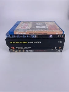 The Rolling Stones DVD/Blu-Ray, Pink Floyd, The Beatles Movie Lot - Picture 1 of 3
