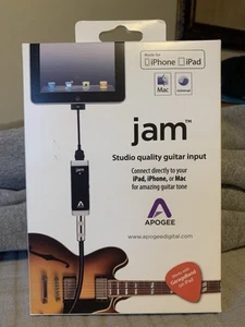 Jam By Apogee Studio Quality Guitar Input Connect To iPad, iPhone, Mac Sealed!!! - Picture 1 of 2
