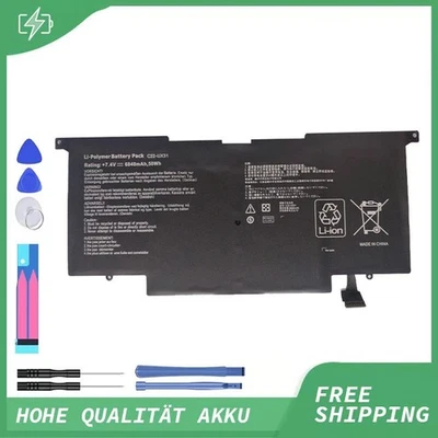 Akku für Asus ZenBook UX31 UX31E UX31E-DH72 UX31A UX31A-R4004H 6800mAh 7,4V - Bild 1 von 4