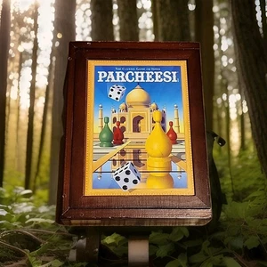 Parcheesi Completo Hasbro Clásico Juego de Mesa Caja de Madera 2011 - Imagen 1 de 5