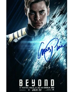 Chris Pine 8x10 Signed Autographed Photo Picture with COA - Picture 1 of 1