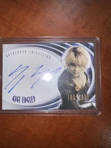 2004 Farscape Through the Wormhole GIGI EDGLEY CHIANA AUTOGRAPH INSERT CARD A66 - Picture 1 of 5