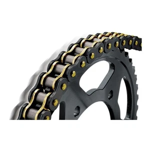 BikeMaster 530 BMXR X-Ring Chain - Black/Gold, 120 Links 530BMXR-120/BG - Picture 1 of 4