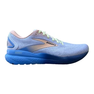 Women's Brooks Ghost 16 Haze/ Blueprint/ Peach 120407 1B 182 Running Shoes - Picture 1 of 7