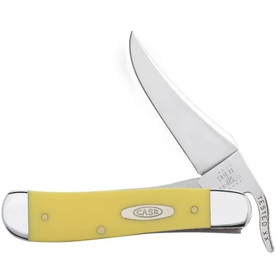 Case XX WR Pocket Knife RussLock Yellow Synthetic W/Carbon Steel Item #22895 ... - Image 1 of 2