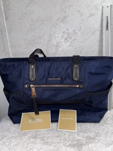 Bolso de Mano Michael Kors Polly LG Admiral Azul Marino Negro 4 Bolsillos con Cremallera 6 Añadir. Pock TOTALMENTE NUEVO - Imagen 1 de 24