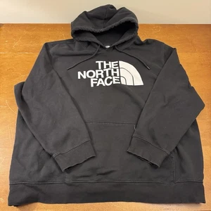 The North Face Hoodie Herren 4X Schwarz Pullover Big Logo Fleece Sweatshirt - Bild 1 von 9