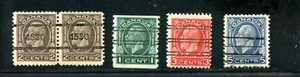 LOT 30922 USED FIVE PRECANCELS CANADA - Picture 1 of 1