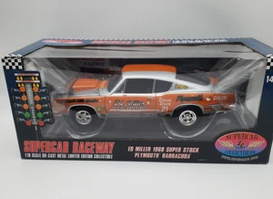 ED MILLER 1:18  1968 PLYMOUTH 426 HEMI BARRACUDA SUPER STOCK SS/BA   New in Box - Picture 1 of 5