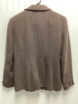 Conjunto de traje pantalones marrón Norton McNaughton para mujer 12P ropa de trabajo de negocios usado Foto 1 de 4