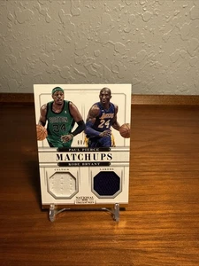 2012-13 National Treasures Kobe Bryant Paul Pierce Matchups 88/99 Game-worn - Picture 1 of 2
