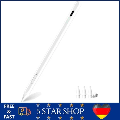 Pencil für iPad A16 2025-2018, Stylus Pen für iPad mit Tilt Sensitive & Palm - Bild 1 von 4
