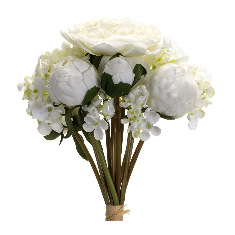 Melrose Peony Hydrangea Floral Bouquet (Set of 6) - Image 1 of 1