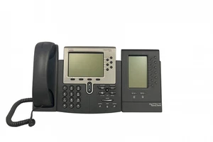 🔌 Cisco IP Phone 7962 + Erweiterungsmodul 7915 - Professionelle VoIP Lösung - Bild 1 von 2