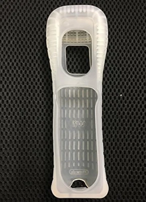 Funda Silicona Mando Blanco Para Wii Transparente Muy Bueno 7Z Foto 1 de 3