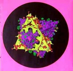 Atlantis Vintage Blacklight Poster 1969 Original 22x22 Funky Features Neat! - Picture 1 of 1