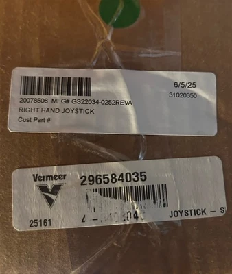 Vermeer- Series 3 - 20X22 - Horizontal Directional Drill - RightSide  Joystick - Image 1 of 3