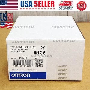Omron G9SA-321-T075 Safety Relay Unit New In Box  US Free TAX - Picture 1 of 3