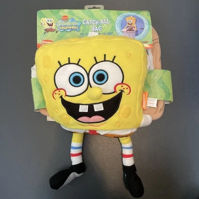 Y2K NIB Nickelodeon SPONGE BOB Hamper Door Mount Mesh Hoop Organizer 2004 - Image 1 of 4