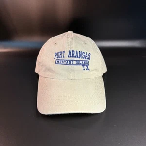 Port Aransas Mustang Island Hat Cap Strap Back Embroidered Mens Texas TX Souveni - Picture 1 of 3
