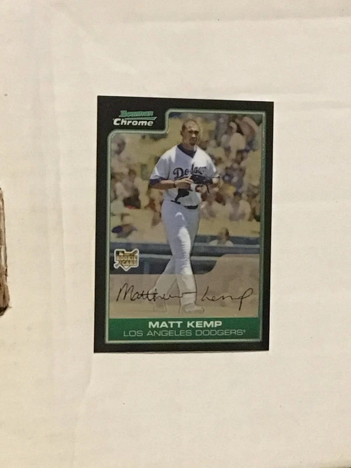 2006 Bowman Chrome Matt Kemp #1 Rookie - Image 1 of 1