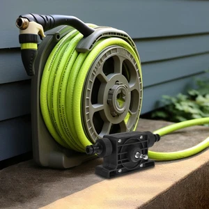 Bomba de agua autocebante taladro eléctrico accionamiento bomba de transferencia tamaño pequeño negro - Imagen 1 de 12