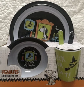 VHTF~Peanuts~Snoopy & Woodstock~5 Pc HALLOWEEN Set~NEW~FAST SHIPPING - Picture 1 of 5