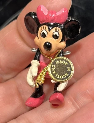 Mancuerna Original Peltre - Disney Minnie Mouse - Mini Figura Articulada Pintada a Mano Foto 1 de 4