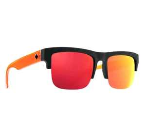 Spy Discord 5050 Soft Matte Black Trans Orange Sunnies HD+ Orange Spectra Lens - Foto 1 di 2