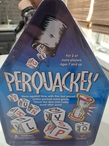 2001 ~ Perquackey Würfel Wortspiel KOMPLETT Nr. 4500 Cardinal ~ Neu in versiegelter Dose! - Bild 1 von 6