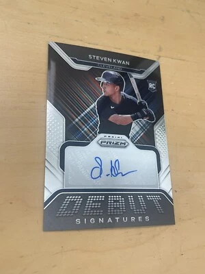 Steven Kwan Guardians Prizm Baseball 2022 Autograph Auto Debut Signatures - Image 1 of 2