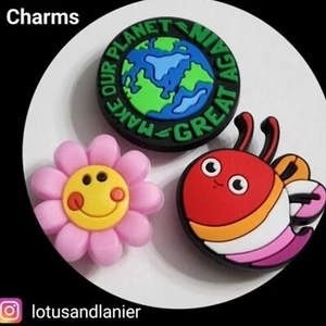 Shoe Charms "Nature " Set of 3 - Picture 1 of 2