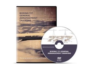Boeing 727 General Arrangement Drawings and manuals in digital format