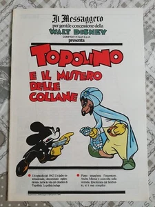 Topolino e il Mistero delle Collane 6 Gennaio 1990 Walt Disney - Picture 1 of 1