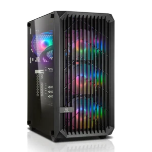 B-Ware PC-Gehäuse SQ-Tower 06T R2, USB3.0, 4x ARGB - schwarz - Glasfenster - Bild 1 von 1