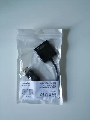 Adattatore Video DP DisplayPort a DVI F (24+5) 1080P - Immagine 1 di 2