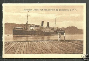 Padang Emma Hafenschiff SS Patria RL Sumatra Indonesien 20er Jahre - Bild 1 von 1