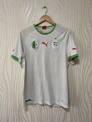 ALGERIA 2014 2015 HOME FOOTBALL SHIRT SOCCER JERSEY PUMA 744628 sz M Cover