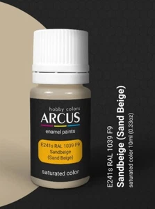 Vernice smaltata Arcus 241 RAL 1039 F9 colore beige sabbia saturo - Foto 1 di 2