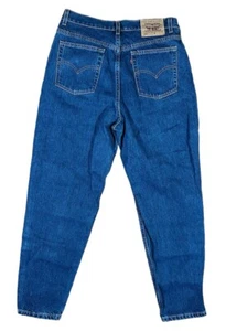 Vintage Levis 550 dunkelblaue Jeans 33 x 28 lockere Passform spitz zulaufendes Bein Damengröße 16 USA - Bild 1 von 6