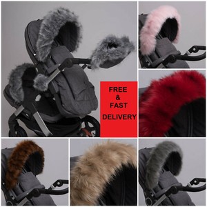 egg pram fur trim
