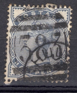 GB QV 1/2d blue 1880s numeral 383 Hull used - Picture 1 of 2