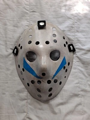 Jason Voorhees Roy Friday 13th Hockey mask custom hand painted Halloween Cosplay - Image 1 of 4