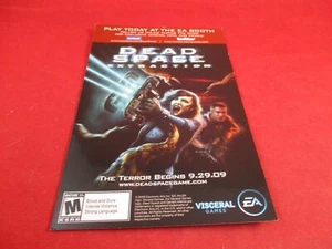 Dead Space Extraction / Dante's Inferno PS3 Xbox PSP Wii PAX Promo Ad Card #M1 - Picture 1 of 2