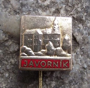 Javornik Jansky Hill Vrch Schloss Johannesberg Czech Town Tourist Pin Badge - Picture 1 of 2