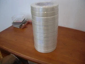 NASTRO FILAMENTO RINFORZATO IN FIBRA DI VETRO 3/4" X 60 IARDE 12 ROTOLI MOSTRATI - Foto 1 di 4