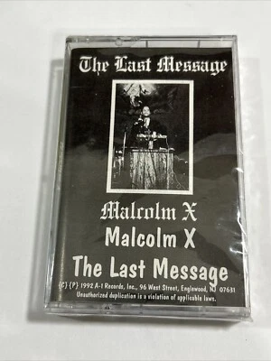 Malcolm X The Last Message Cassette Tape NEW Sealed RARE - Image 1 of 4