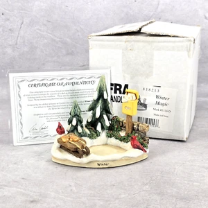 Rare Vintage Goebel Seasons Winter Magic Scape Hummel Display with Box & COA - Picture 1 of 15